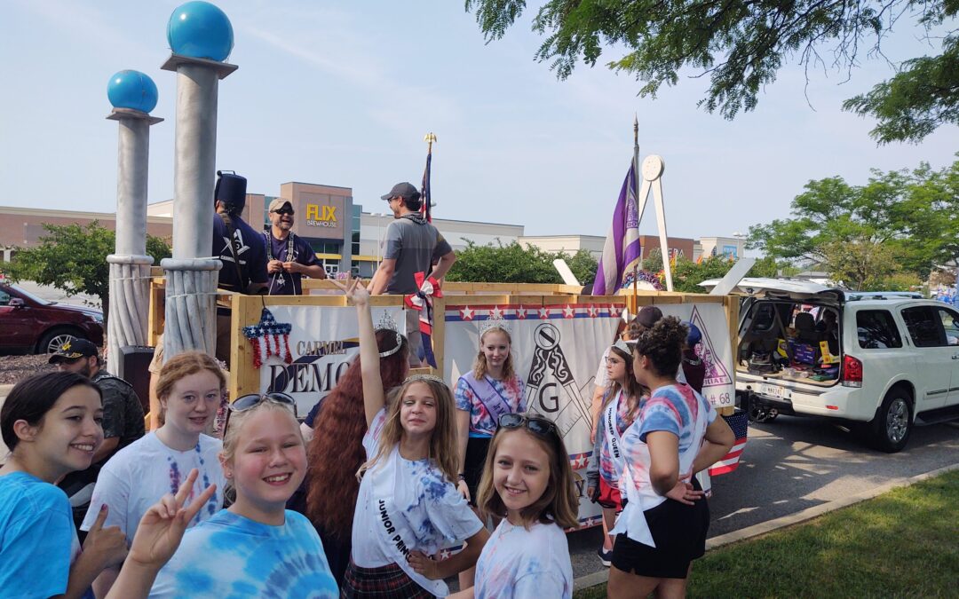 Job’s Daughters Bethel #68 in 2021 CarmelFest Parade