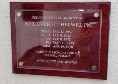 Neil Helwig, PM Tribute Plaque Tribute 2022