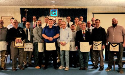 Four Lodges Gathered on “Carmel Lodge Day” on April 21, 2022 at Brownsburg Lodge #421