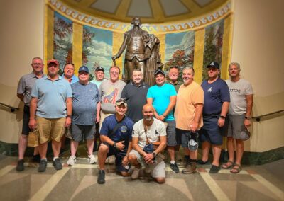 Carmel #421 trip to Washington, DC - visit inside The George Washington Masonic National Memorial.