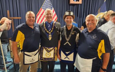 Carmel Lodge’s Traveling Degree Team at New Palestine Lodge