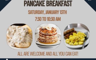 January Pancake Breakfast – January 13, 2024