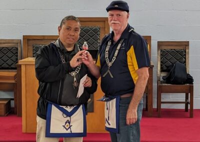 Sr. Deacon Carlo Nepomuceno Awarded Senior Ritualist Pin-5-10-2024