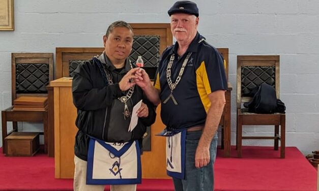 Sr. Deacon Carlo Nepomuceno Awarded Senior Ritualist Pin