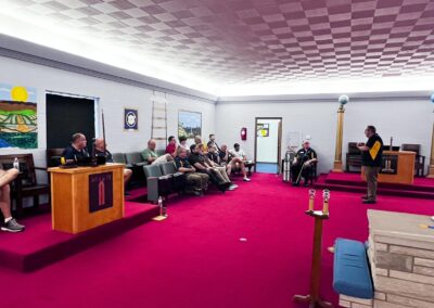 DGM Randy Seipel, presented a closer look at the deeper meaning of the 133rd Psalm for all Freemasons at Carmel Lodge 421 on August 1st, 2024.