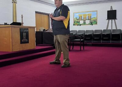 DGM Randy Seipel, presented a closer look at the deeper meaning of the 133rd Psalm for all Freemasons at Carmel Lodge 421 on August 1st, 2024.