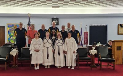 Bethel 68 Installation and Visit From 421 Officers