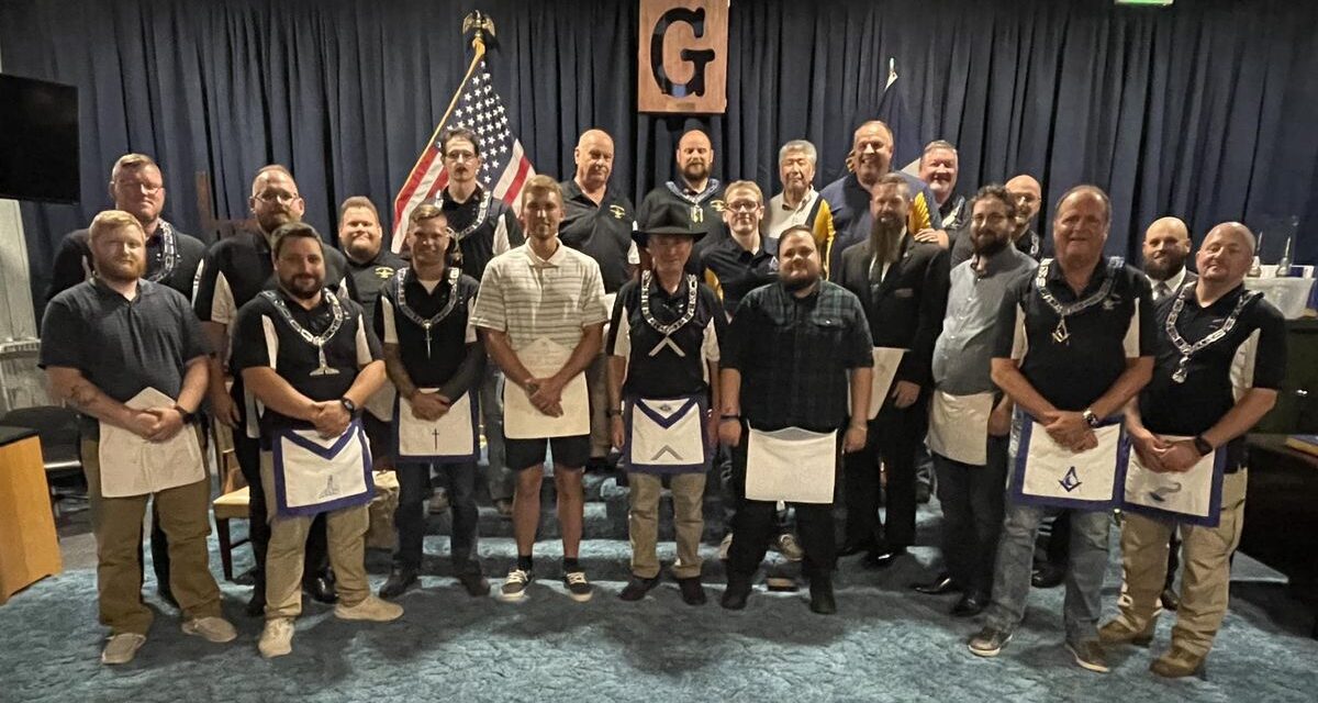 Entered Apprentice Degree at New Palestine Lodge – July 17 2024