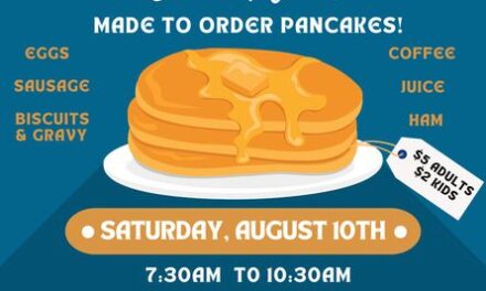 August Pancake Breakfast – August 10th, 2024