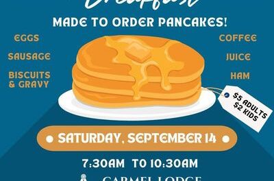 September Pancake Breakfast – September 14th, 2024