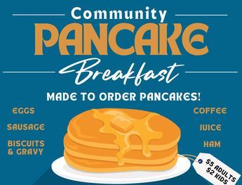 October Pancake Breakfast – October 12th, 2024