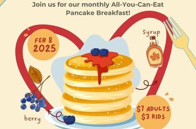 February 2025 Pancake Breakfast – Feb 8th 2025