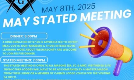 May Stated Meeting – May 8th 2025