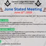 June Stated Meeting – June 12th 2025