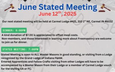 June Stated Meeting – June 12th 2025