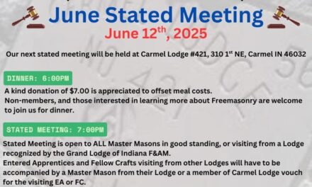 June Stated Meeting – June 12th 2025