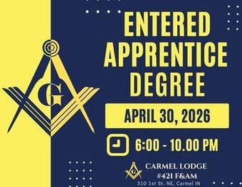 Entered Apprentice Degree – April 30, 2026